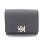 ショッピングロエベ ロエベ アナグラム トライフォールド ウォレット ブランドオフ LOEWE レザー 三つ折り財布 カーフ レディース 爆買