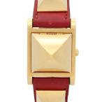 爆買 エルメス メドール ブランドオフ HERMES GP（ゴールドメッキ） 腕時計 GP/革 中古 レディース