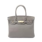 エルメス バーキン30 ブランドオフ HERMES レザー ハンドバッグ トゴ 中古 レディース