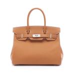 エルメス バーキン30 ブランドオフ HERMES レザー ハンドバッグ ヴォーエプソン 中古 レディース