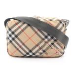 バーバリー ヴィンテージチェック ブランドオフ BURBERRY キャンバス ショルダーバッグ ポリエステル レディー