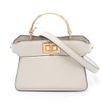 フェンディ ピーカブー アイシーユー スモール マイクロ ブランドオフ FENDI レザー ハンドバッグ レザー 中古