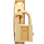 爆買 エルメス ケリーウォッチ ブランドオフ HERMES GP（ゴールドメッキ） 腕時計 GP/オーストリッチ革 中古 レディ