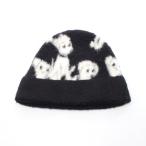 セリーヌ CELINE × エイミードリアン ジャガード ブランドオフ CELINE ウール ニットキャップ ウール 中古 レデ