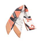 エルメス ツイリー de toujours LA PROMENADE DU MATIN ブランドオフ HERMES シルク スカーフ 中古 レディース