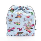 プラダ Re-Nylon サーフィン柄 ブランドオフ PRADA ナイロン ポーチ ナイロン 中古 レディース