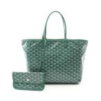 ゴヤール サンルイPM ブランドオフ GOYARD PVCコーティングキャンバス トートバッグ コーティングキャンバス/レ
