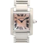 カルティエ タンクフランセーズ SM ブランドオフ CARTIER ステンレススチール 腕時計 SS 中古 レディース