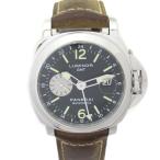 PANERAI パネライ 腕時計 ルミノール GMT ウォッチ 腕時計 ブラック系 ステンレススチー ...