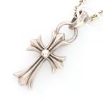 クロムハーツ クロス スモール with ベイル&ペーパーチェーン ブランドオフ CHROME HEARTS シルバー925 ネック