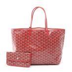 ショッピングゴヤール ゴヤール サンルイPM ブランドオフ GOYARD PVCコーティングキャンバス トートバッグ コーティングキャンバス/レ