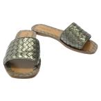 ボッテガヴェネタ サンダル ブランドオフ BOTTEGA VENETA レザー サンダル レザー 中古 レディース