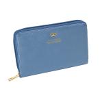 通帳ケース 通帳入れ カードケース スキミング 磁気 防止 収納 ジャバラ 大容量 家計管理 カード入れ お札入れ リボン 送料無料 パールブルー