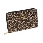 ショッピング通帳ケース 通帳ケース 通帳入れ カードケース スキミング 磁気 防止 収納 ジャバラ 大容量 家計管理 カード入れ お札入れ リボン 送料無料 ヒョウ柄