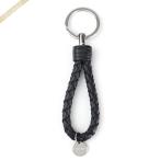 ボッテガヴェネタ BOTTEGA VENETA キーリング 革編み ラムレザー キーホルダー ネイビー 113539 V001D 4014【最大2000円クーポン】