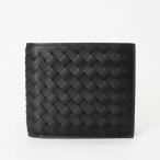 ボッテガヴェネタ BOTTEGA VENETA 二つ折り財布 メンズ イントレチャート レザー ブラック 193642 V47W1 8803【P5倍_31日23_59迄】