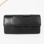 《P6倍_1日23_59迄》ボッテガヴェネタ BOTTEGA VENETA 長財布 メンズ レディース イントレチャート レザー ブラック 742694 VCQC4 8425
