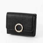 ブルガリ BVLGARI 三つ折り財布 レディース ブルガリ・ブルガリ コンパクトウォレット ブラック 288648 BLK【最大3000円クーポン】