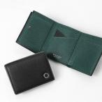 ブルガリ BVLGARI 三つ折り財布 メンズ レディース ブルガリ・ブルガリ マン レザー ブラック グリーン 291681 BLK ◇