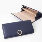 ブルガリ BVLGARI 長財布 レディース ブルガリ・ブルガリ バイカラーウォレット ネイビー ライトピンク 292965 BLBER