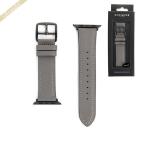 コーチ COACH アップルウォッチ バンド 替えベルト 交換用 レザーベルト 42mm 44mm 対応 グレー 14700081【最大2500円クーポン】
