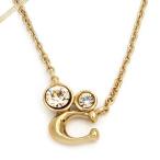 ショッピングcoach コーチ COACH ネックレス レディース ロゴ シグネチャー クリスタル ネックレス ゴールド C9447 GLD【P5倍_22日23:59迄】