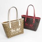 コーチ COACH トートバッグ レディース ミニ シティ トート シグネチャー キャンバス ホース アンド スレイ 各色 CM183【P3倍_31日23_59迄】