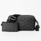 コーチ COACH ショルダーバッグ メンズ レディース シグネチャー アクセル クロスボディバッグ ブラック系 CV762 QBMI5
