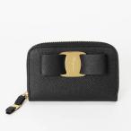 フェラガモ Ferragamo 小銭入れ レディース ヴァラリボン レザー カードケース ブラック 22 D288 0725290【P5倍_31日23_59迄】