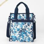 《ポイント9倍》レスポートサック LeSportsac トートバッグ レディース SMALL N/S TOTE 2way バッグ 花柄 ブルー ホワイト系 3538 E478