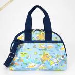 《P6倍_1日23_59迄》レスポートサック LeSportsac ショルダーバッグ レディース YORK SATCHEL 2way バケーション柄 ライトブルー系 3561 F953