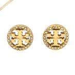 トリーバーチ TORY BURCH ピアス レディース ラインストーン ミラー パヴェ スタッズ ダブルT ゴールド 53422 783【P5倍_31日23_59迄】