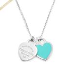 〈クーポン配布中〉ティファニー Tiffany レディース ネックレス リターン トゥ ティファニー ダブル ハート シルバー×ティファニーブルー 27125107