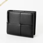 BOTTEGA VENETA ボッテガヴェネタ ニつ折り財布 カセット 革編み ブラック 649605 V47V1 8803【P5倍_31日迄】