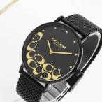 コーチ レディース腕時計 COACH Perry ペリー シグネチャー文字盤 36mm ブラック×ゴールド 14503826【P3倍_31日迄】