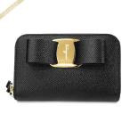 フェラガモ 小銭入れ Ferragamo レディース ヴァラリボン レザー カードケース ブラック 22 D288 0725290【クーポン配布】