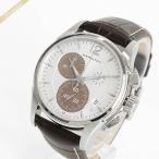 《クーポン配布》ハミルトン メンズ腕時計 HAMILTON ジャズマスター クロノ クォーツ 42mm シルバー×ブラウン H32612551