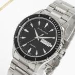 《クーポン配布》ハミルトン 腕時計 HAMILTON メンズ腕時計 ジャズマスター シービュー デイ デイト 42mm ブラック×シルバー H37511131