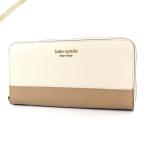 《クーポン配布中》ケイトスペード 長財布 kate spade 財布 ラウンドファスナー レディース スペンサー アイボリー ベージュ PWR00281 389