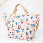レスポートサック トートバッグ LeSportsac DELUXE EASY CARRY TOTE 2wayショルダーバッグ キャット柄 ピンク×ベージュ 4360 F645◇