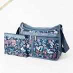 レスポートサック ショルダーバッグ LeSportsac DELUXE EVERYDAY BAG 花柄 ブルー系 7507 E718【クーポン配布】