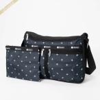レスポートサック ショルダーバッグ LeSportsac DELUXE EVERYDAY BAG ダイヤモンド柄 ダークネイビー 7507 HA02◇