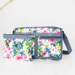 《P8倍_15日23_59迄》レスポートサック ショルダーバッグ LeSportsac レディース DELUXE SHOULDER SATCHEL 花柄 マルチカラー 7519 F965