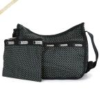 《ポイント7倍》レスポートサック ショルダーバッグ LeSportsac レディース CLASSIC HOBO 水玉 ドット柄 ブラック 7520 D653