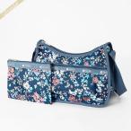 ショッピングレスポートサック レスポートサック ショルダーバッグ LeSportsac CLASSIC HOBO クラシックホーボー 花柄 ブルー系 7520 E718【クーポン配布中】
