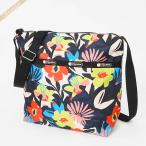 《クーポン配布中》レスポートサック ショルダーバッグ LeSportsac SMALL CLEO CROSSBODY HOBO 花柄 ブラック系マルチカラー 7562 F636