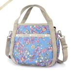 ショッピングjenni レスポートサック ショルダーバッグ レディース LeSportsac SMALL JENNI 2way ミニトートバッグ 花柄 ブルー系×グレージュ 8056 F426