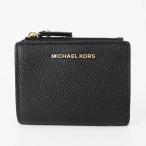 ショッピングマイケル マイケルコース 二つ折り財布 MICHAEL KORS レディース レザー コンパクトウォレット ブラック 34F9GJ6F2L 001 BLACK