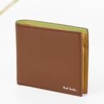 ポールスミス 二つ折り財布 Paul Smith バイカラー ブラウン×キャメル M1A 4833 LSTRGS 62【P5倍_31日迄】
