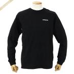パタゴニア 長袖 Patagonia メンズ Tシャツ ロゴ S/M/L/XL ブラック 38518 BLACK